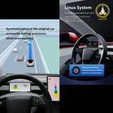 6.25In Touch Screen EV Automotive Dashboard for Model 3 Y 2023 Support Wireless Carplay Android Auto with Option Front Camera