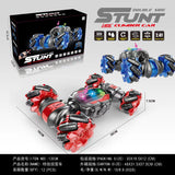 Remote control twisted gesture sensing light music drift double-sided off-road stunt children's toy car