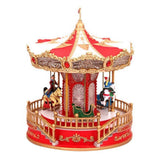 Musical Horses Figurine Horses Music Box for Christmas Holiday Party
