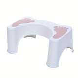 1pc Toilet Stool, Potty Stool, Toilet Foot Stool, Waterproof And Non Slip Squat Stool, Adult Toilet Stool, Toilet Ottoman