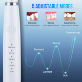 6 in 1 Ultrasonic Scaler Dental Tartar Remover Electric Toothbrush Sonic Teeth Plaque Tooth Cleaner