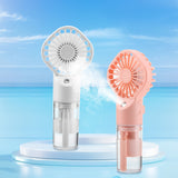 4 Speed Humidification Portable Handheld Fan,Water Spray Mist Fan,Student Dormitory Mini Fan Coog Tools