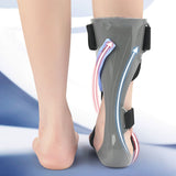 Adjustable AFO Drop Brace Ankle Orthosis Medical Afo Walking with Shoes for Stroke Hemiplegia Foot Support