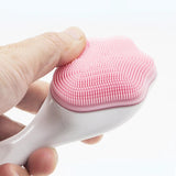 Cute Cat Claw Silicone Face Wash Manual Facial Deep Cleaning Brush Remover Blackhead Pore Exfoliating Tool Home Portable
