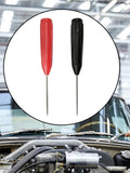 Universal 2mm Piercing Needles Tip 44.7x25mm Non-Destructive Multimeter Test One Red Black Stainless Steel Probes