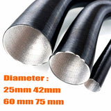 Apply To Camper 25mm 42mm 50mm 60mm 75mm Diameter 100-500cm Length Air Diesel Parking Heater Duct Pipe Tube Hose for Extendable