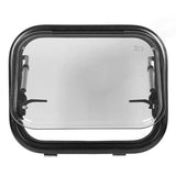 RV Window Aluminum Alloy 45 degree Maximum Opening Angle RV Push Out Window for RV Camper Trailer Van Tempered Glass