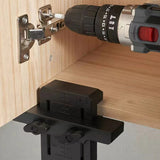 Versatile Mounting Jig Cabinet Door Installation Positioner with Handle Woodworking Tool for Effortless Alignment