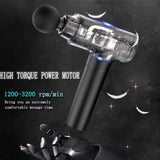 Electric Fascial Handheld Massager Deep Tissue Powerful Vibration Sports Muscle Massage Gun