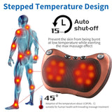 3 Speed Head Massager Car Home Cervical Shiatsu Neck Back Waist Body Electric Multifunctional Massage Pillow Cushion