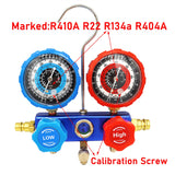 Refrigerant Car Refrigeration Air Conditioning Manifold Gauge Maintenence Tools R22 R-410A R-134a R-404A