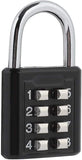 Zinc Alloy 8 Digit Anti-theft Combination Lock Is Suitable For Suitcases, Cabinets, Iron Doors, Lockers, Etc. (black)