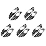 Car Front Fog Light Grill Chrome Trim Cover Set for