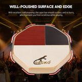Gecko Sd6 Cajon Hand Drum Percussion Music Instrument High Bongo Low Anf Snare Cajon Drum with Carrying Bag for Travel Camping