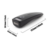 Barcode Scanner W7 Mini Wireless Bluetooth Handheld Portable 1D 2D QR Code Data Matrix PDF417 Reader With Storage Function