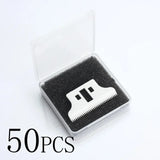 NEW 2/10/50pcs for 8081 detailer trimmer Ceramic T-WIDE TRIMMER MOVABLE BLADE 32 teeth with box