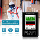 New XR1-Pro Nuclear Geiger Counter Electromagnetic Radiation Detector EMF Meter White