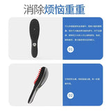 New Multi-functional Electric Massage Spray Meridian Massager Red Blue Anti-stripping Hair Comb