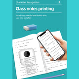 X5 Thermal Photo Pocket Label Maker 200dpi Wireless Receipt Printer for Work Plan Memo Study Note Lists Journal Printing