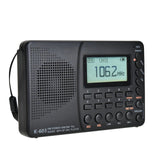 Portable AM/FM/SW/BT/TF Pocket Radio USB Digital Recorder Support TFCard Bluetooth Speaker 2023 Hot Style Clear Volume New