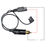 DIY 30CM DIN Hella Plug to for Victory Triumph Ducati Multistrada Motorcycle SAE Polarity Reverse Connector