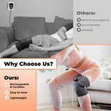 Electrically heated brace old cold legs joints knee massager 4000mAH vibration warmth hot compress massage instrument