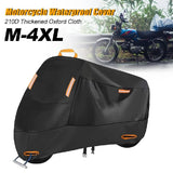 210D Thick Oxford Cloth Universal Motorcycle Waterproof Dust Snow Protection Motorbike Rain Cover Sunshade UV Protect
