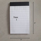 10 Pcs Handwriting e Mini Pocket Notebook A7 Memo Book Refill with 30 Sheets ed Office Supplies