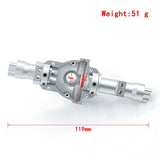2Pcs Metal Front And Rear Housing Axle Shell For Racing Gen 8 Redcat Gen8 1/10 RC Crawler Car Upgrade Parts