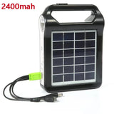 Portable 6V Rechargeable Solar Panel Power Storage Generator USB Charger With Lamp Lighting Home Solars Energy System Kit