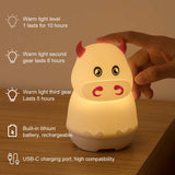 Cute Bluetooth 5.1 Speaker LED Colorful Night Light USB Charging Audio Music Player Support AUX Play Dimmable Table Lamp