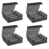 1800+ Card Deck Case for Trading Cards, Magnetic Card Storage Gray