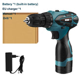 16.8V lithium-ion Battery Cordless screwdriver Electric drill Set hole electrical Screwdriver hand driver Wrench power tools