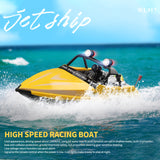 WLtoys WL917 2.4GHz Remote Control Boats Jet 16km/h RC Boat Toy Gift for Kids Adults Boys Storage Bag Package