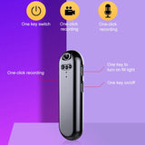 256GB Thumb Mini 1080P Vlogging Video Recorder Camera Recording Pen with Clip