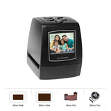 Protable Negative Scanner 35/135mm Slide Film Converter Photo Digital Image Viewer with 2.4" LCD Build-in Editing Software