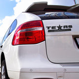 Texas Edition ABS Side Door Sticker Stick On Emblem Badge Cool And Stylish Car Decal
