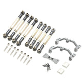For MN D90 MN-90 MN99S Metal Steering Link Pull Rod Base Servo Bracket Set 1/12 RC Car Upgrade Parts
