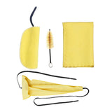 4PCS Saxophone Sax Care Kit 3pcs Cleaning Cloth + Mouthpiece Brush Musical Instrument Maintenance Tool