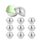 20 PCS 10 Set DIY Metal Bath Ball Mold Fit For Crafting DIY Making Supplies 5.5X2.5Cm