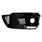 Grill Fog Lamp Cover Grille For Q5L 2018-2020 RSQ5 Style - Black