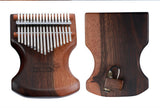 17-Key Thumb Piano Ebony Karumba Finger Kalimba Birthday Gift Musical Musical Piano Keychain Kalimbas Keyboard Instrument