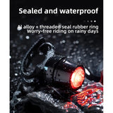 ESLNF Cycg Rechargeable 3 Mode Waterproof Bicycle Taillight LED USB Safety Saddle Bike Rear Light Accessoires