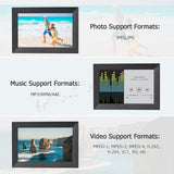 Andoer 10.1 Inch WiFi Frame HD IPS Touch-screen 1280*800 1080P Video 16GB Storage Supports Auto Rotation Photo Sharing