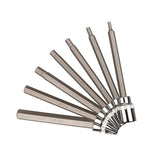 7Pcs Allen Key Bits Screwdriver Extra Long 3/8'' Drive Hex Point End Bit Socket 110MM Socket Adatper For Torque Socket Wrench