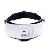 Read Loupe Adjustable Wearing Headband Magnifier Watchmaker Repair Glasses Magnifier High-definition Magnifying Glass With 5 Len