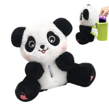 Tissue Boxes Cartoon Panda Plush Bins Cute Interior Trash Car Bucket Female Umbrell Phone Storage Box