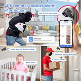 HD 1080P Ultra Long Standby WiFi Mini Low-Power Night Vision Mobile Detection Wireless Intelligent Surveillance Cameras