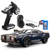 (Royal blue) RC Drift Car Remote Control Racing Car Powerful Gear for Men Boys Outdoor Play