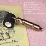 Tattoo Machine Set Bandage Tattoo Machine Tattoo Ink Transfer Paper Practice Skin Clip Cord for Novice for Tattoo Salon